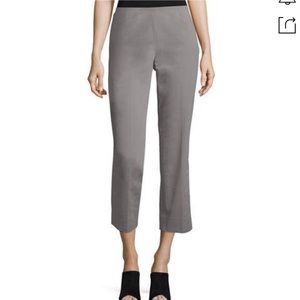 Lafayette 148 New York Gray bleecker cropped pants